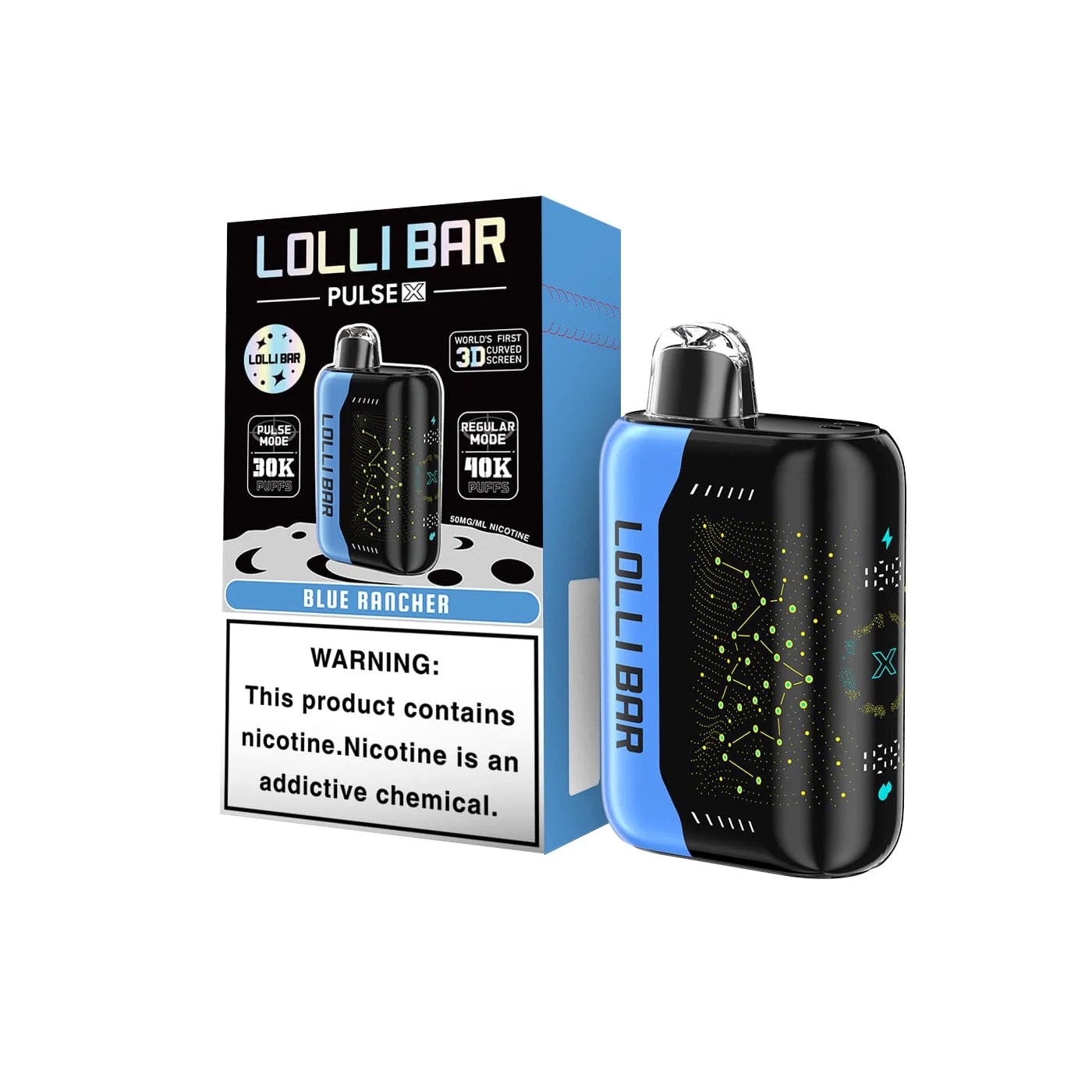 [5-pack] Geek Bar Pulse X – Blue Rancher