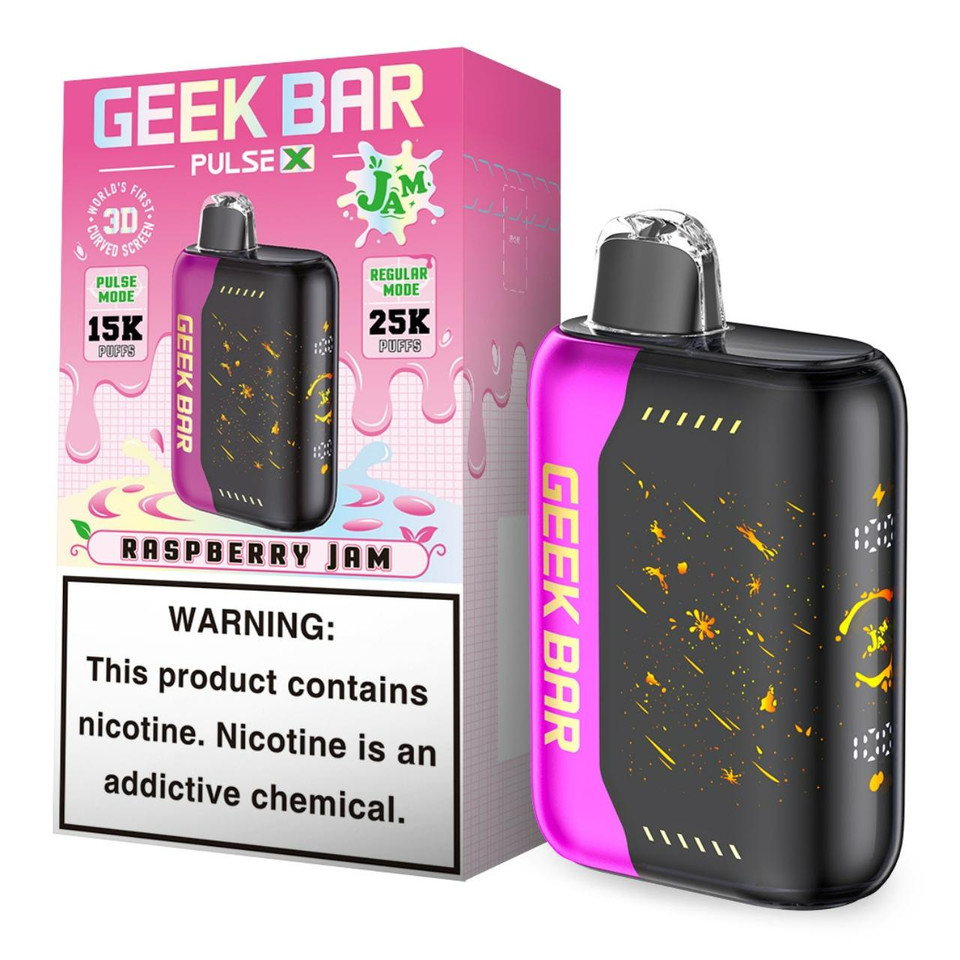 [5-pack] Geek Bar Pulse X – Raspberry Jam