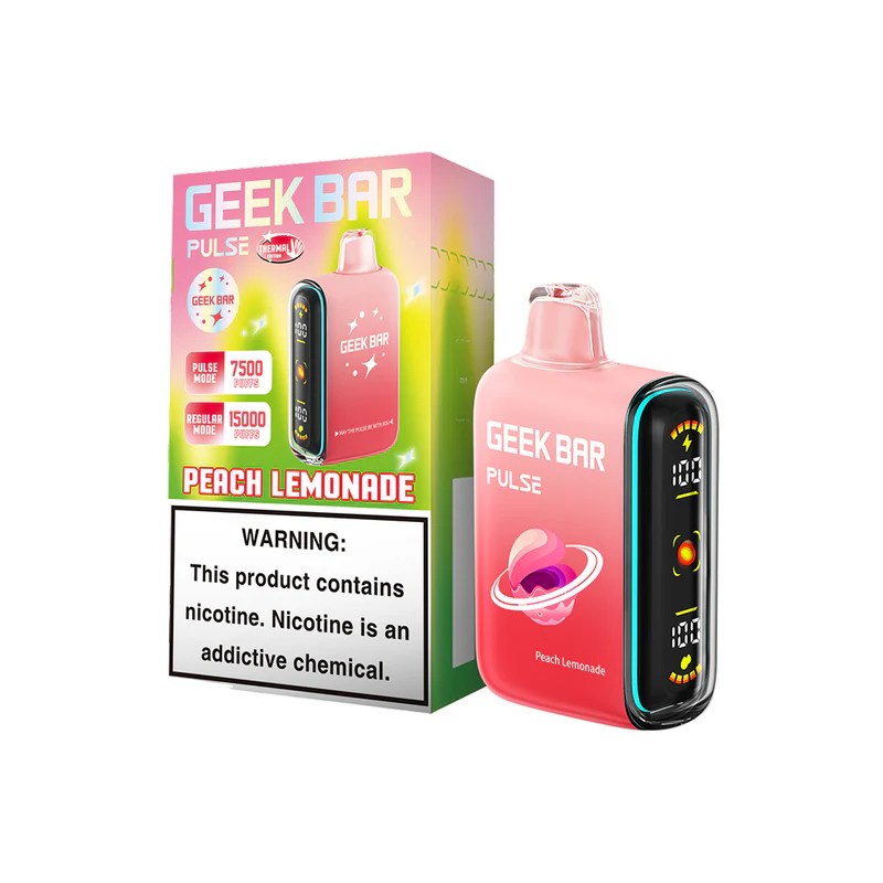 [5-pack] Geek Bar Pulse – Peach Lemonade