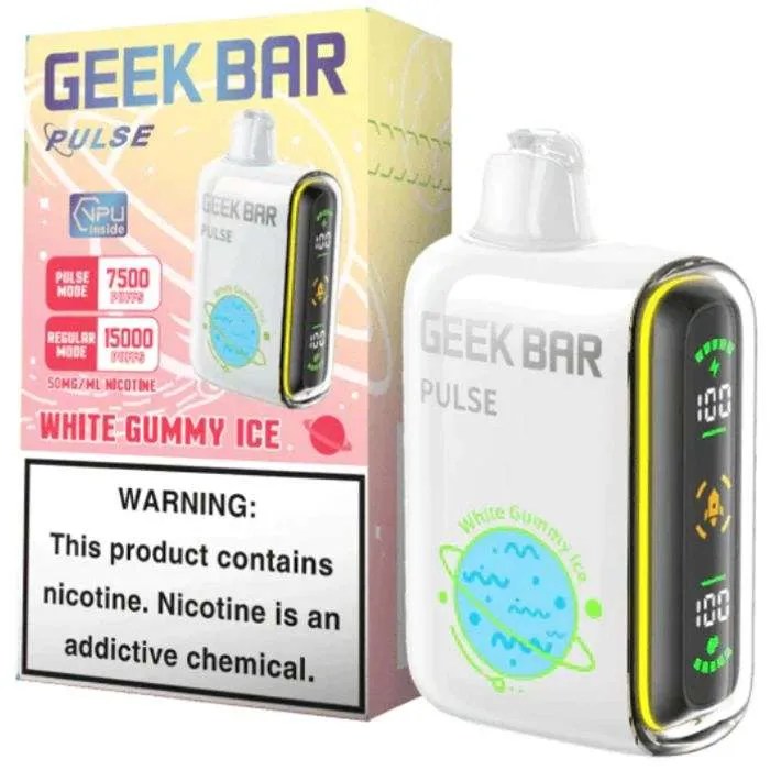 [5-pack] Geek Bar Pulse – White Gummy Ice