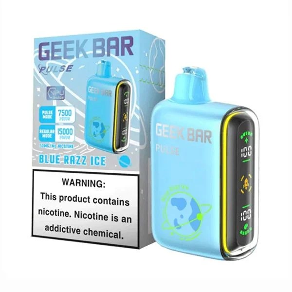 [5-pack] Geek Bar Pulse – Blue Razz Ice