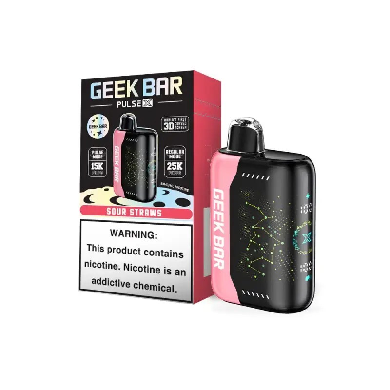 [5-pack] Geek Bar Pulse X – Sour Straws