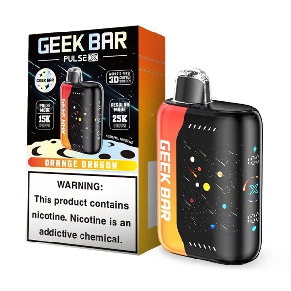[5-pack] Geek Bar Pulse X – Orange Dragon