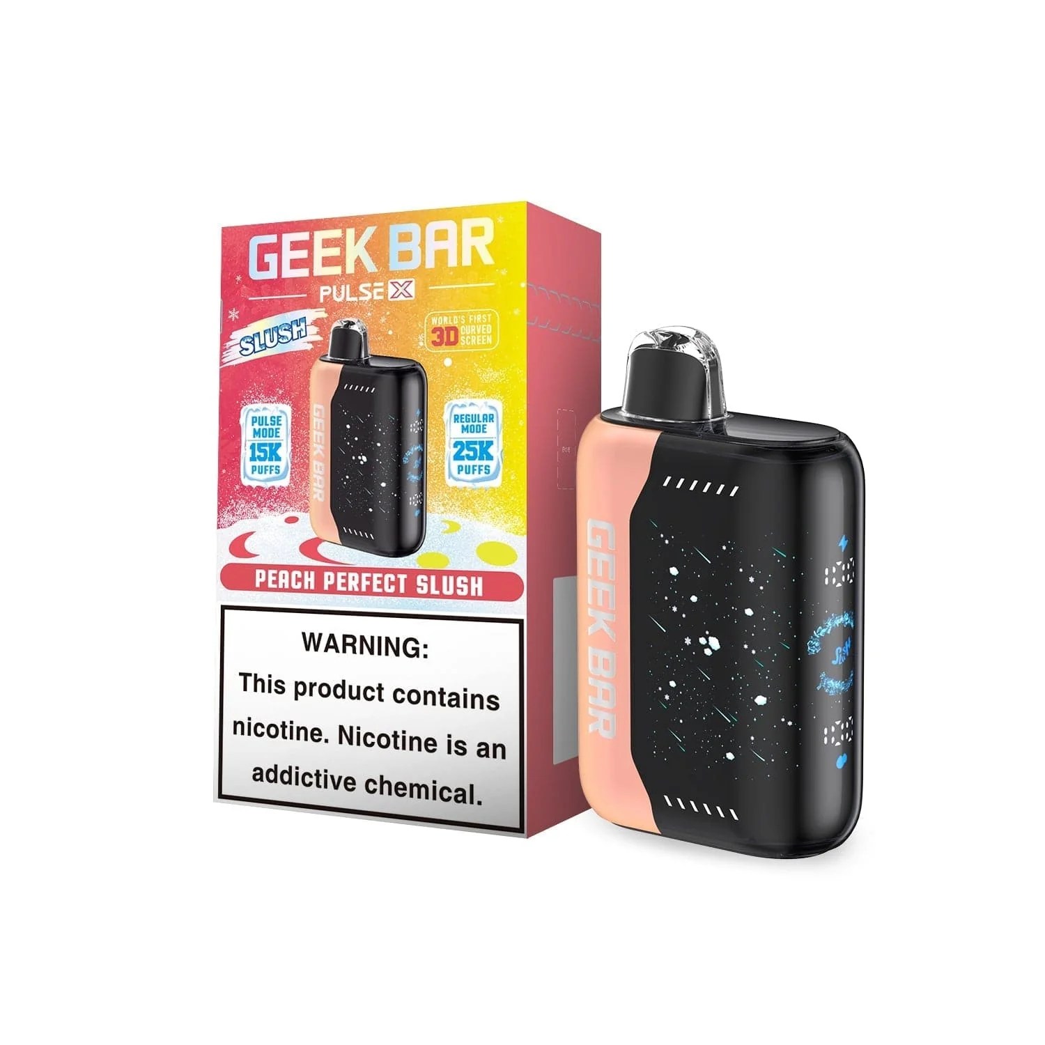 [5-pack] Geek Bar Pulse X – Peach Perfect Slush