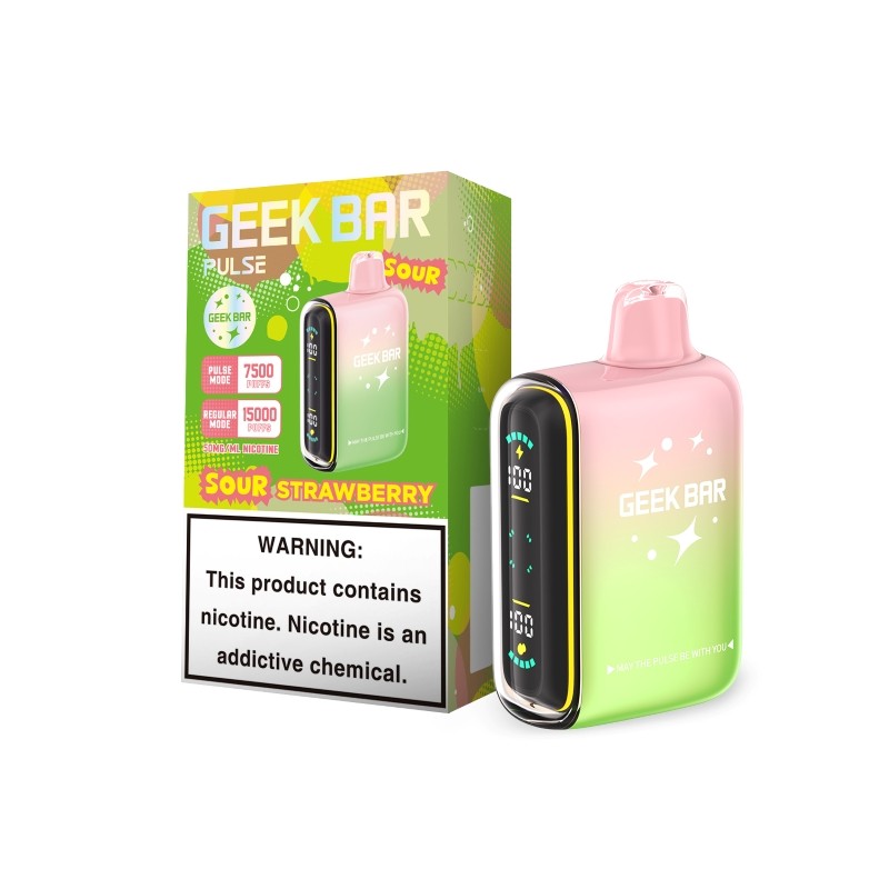 [5-pack] Geek Bar Pulse – Sour Strawberry