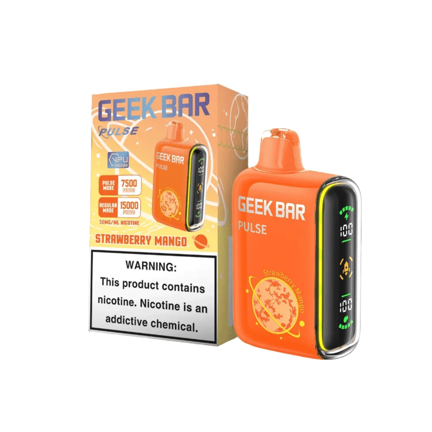 [5-pack] Geek Bar Pulse – Strawberry Mango