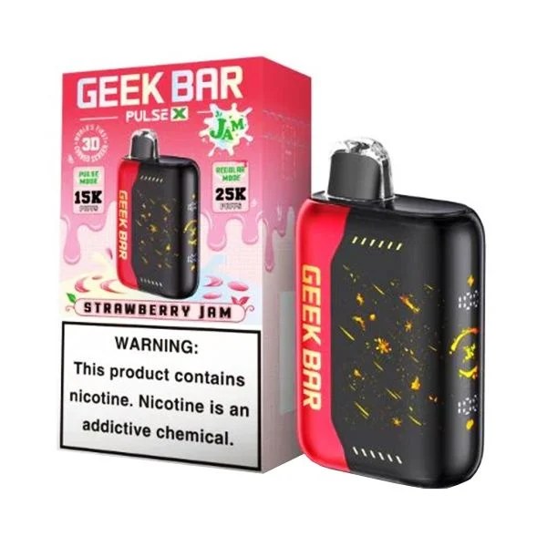 [5-pack] Geek Bar Pulse X – Strawberry Jam